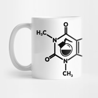 Caffeine Molecule Coffee Pot Lovers Formula Funny Mug